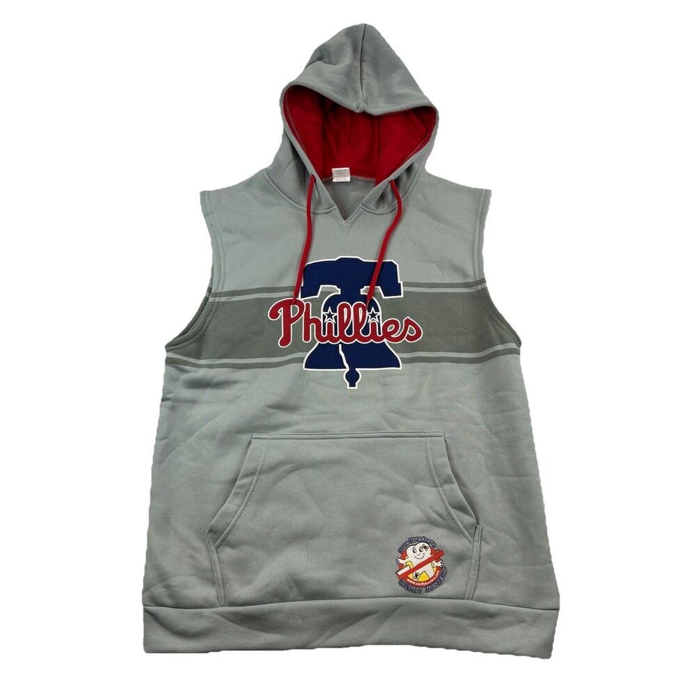 Phillies 2024 Kids Opening Day Sweatshirt Size Adult Large Hoodie Sleeveless